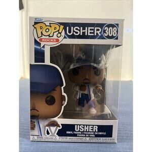 Pop Rocks Usher Vinyl Figure - Usher #308 - BNIB